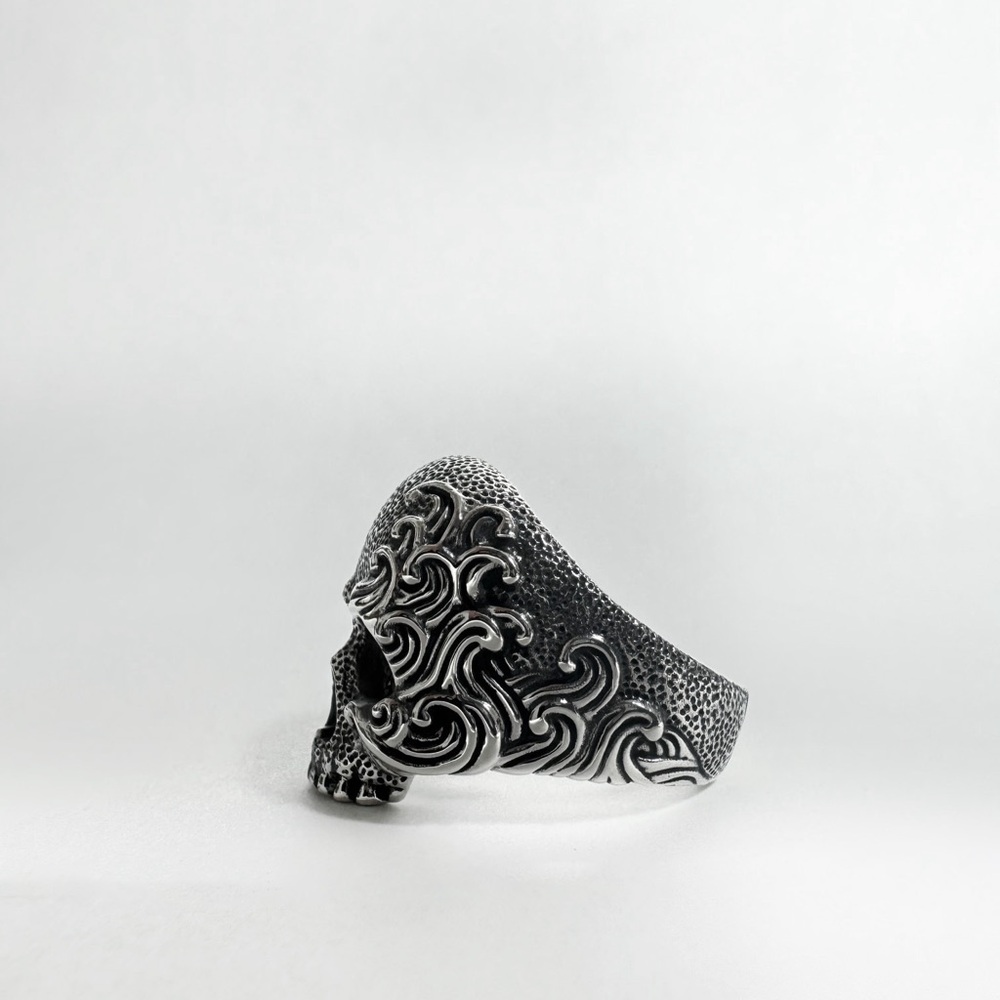 ✨ David Yurman Skull Sterling Silver Ring | Size 11 ✨ - Picture 3 of 7